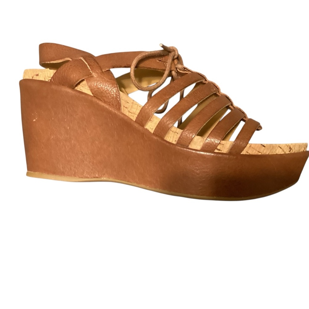 Kork-Ease Wedge sandal in Brown size 7